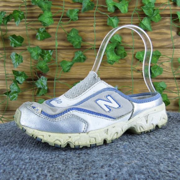 New Balance Mule 440 Boys Y 3 Medium Athletic Silver‎ Synthetic Slip On - Picture 1 of 6